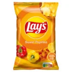 ليز رقائق بطاطا الفلفل الاصفر والاحمر الحلو 175 جرام